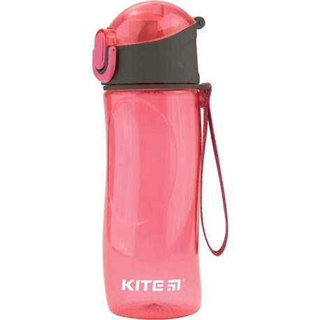Пляшка для води Kite K18-400-02, 530 мл, рожева