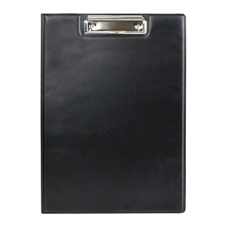 Папка-планшет Axent, А4, с металлическим клипом, черная