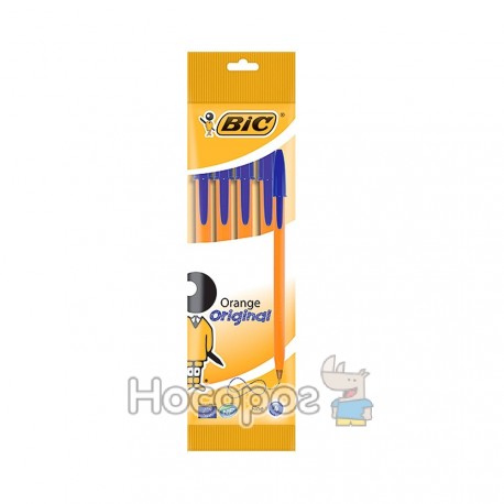Ручка кулькова BIC Оранж (набір 4 шт) синя на блістері 8308521