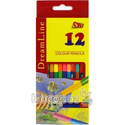 Карандаши двухцветные Dream Line OL-411-12