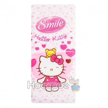 Хустинки гігійнічні Smile Hello Kitty Мікс