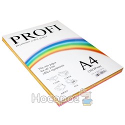 Набор цветной бумаги неоновый PROFI Cyber 82О А4 / 160г 36438