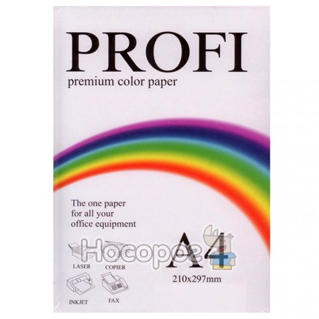 [36444] Набор кольор. паперу PROFI А4/80г 5цв.х50л Lignt 82Т (пастельн.)