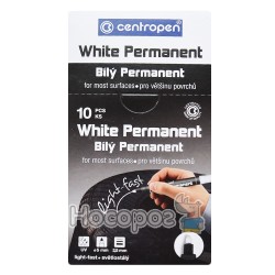 Маркер Permanent White 8586 2.5 мм белый