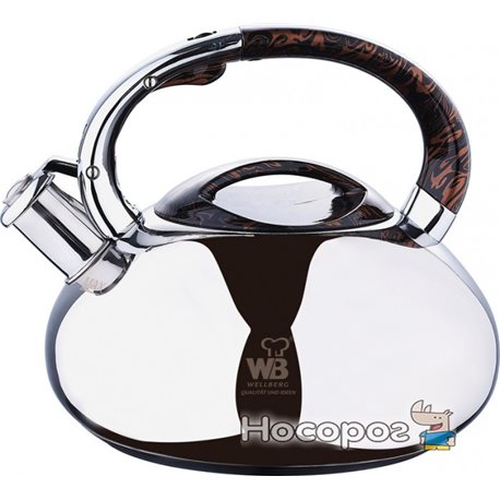 Чайник Wellberg со свистком 3 л (WB-5860)