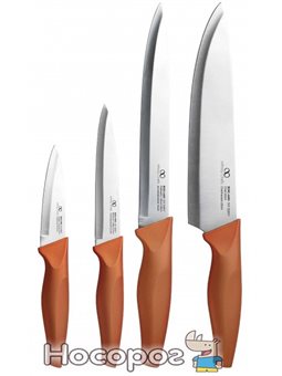 Набор ножей Bergner Copper 4 предмета (BGIC-4400)
