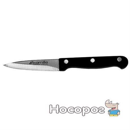Нож кухонный Kamille 5104 для чистки овощей с бакелитовой ручкой
