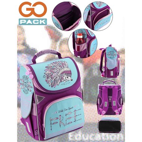 Рюкзак школьный каркасный GoPack 5001S-2