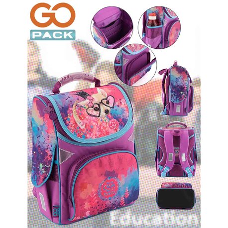 Рюкзак школьный каркасный GoPack 5001S-6