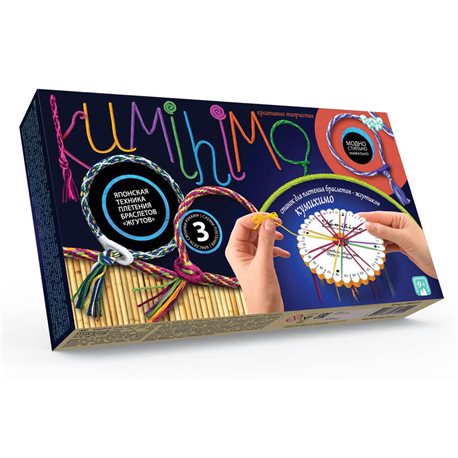 Набір креативної творчості "KUMIHIMO" (12), КМХ-01-01, 02, 03
