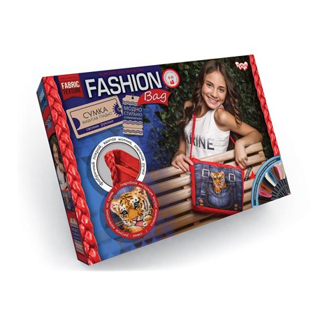 Комплект для творчества "Fashion Bag" вышивка мулине (6), FBG-01-03, 04, 05