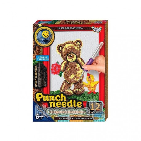 Набор для творчества Danko toys "PUNCH NEEDLE" ковровая вышивка PN-01-01,02,03,04,05...10