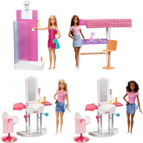 Набор мебели с куклой Barbie в асс. (3)