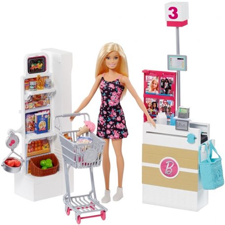 Набір з лялькою Barbie "В супермаркеті"