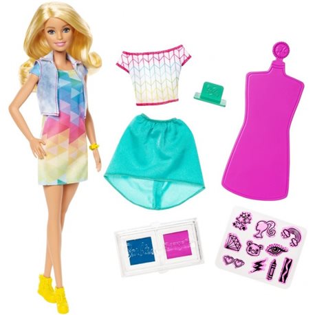 Набор с куклой Barbie "Веселые наклейки" серии "Crayola"