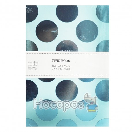 Блокнот Школярик "Twinbook" А5 40 арк.