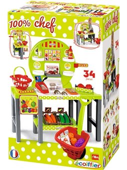 Продуктовый супермаркет Chef с корзинами и питания, 18 мес. +