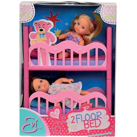 Кукольный набор Эви с двуспальной кроватью, 3