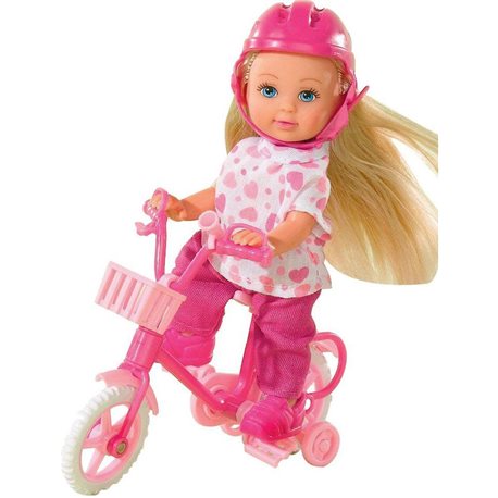  Лялька Еві на велосипеді, 2 види, 3+