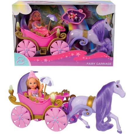 Кукольный набор Эви и сказочная карета с лошадью, 3