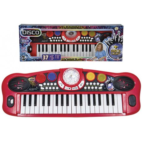 Музыкальный инструмент "Диско. Электросинтезатор", 37 клавиш, 8 ритмов, 56 см, 6+