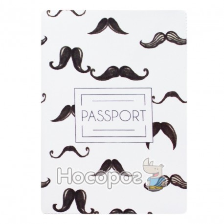 Обложка на паспорт Полимер Гусарские усы 307025