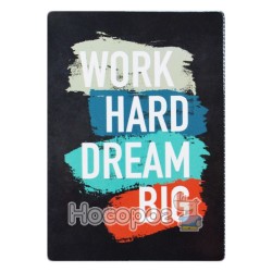 Обложка на паспорт Полимер Work hard dream big 307015