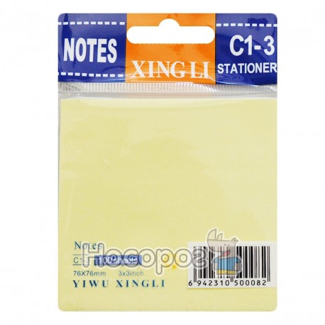 Папір для заміток з липким шаром XINGLI C1-3/T-03