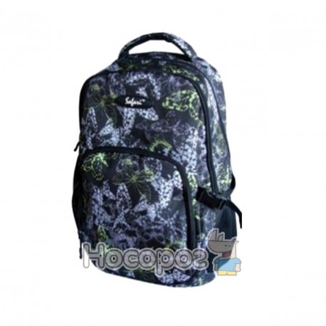Ранець-рюкзак SAF 97017 420D PL, сір-зел. (2 відд., 43*30*18см) 13018370
