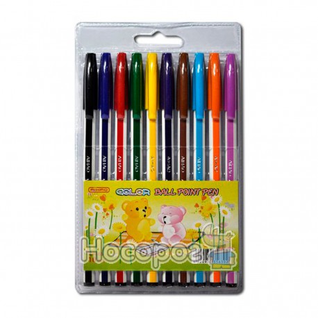 Набір ручок 10 кольорів AIHAO 563