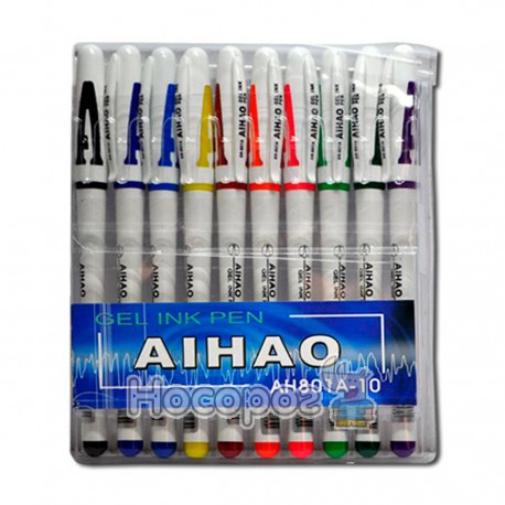 Набір гелевих ручок AIHAO 801 А-10