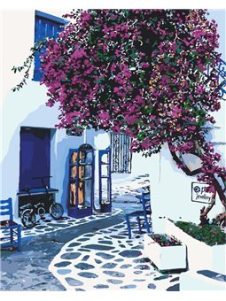 Картина по номерам Солнечная Греция КНО2168