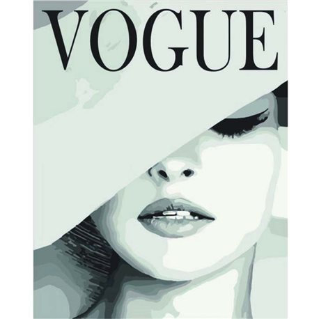 Набір для розпису по номерах. Люди "VOGUE" 40*50см