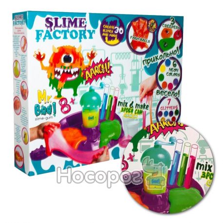 Набір для експериментів TM Mr.Boo Slime Factory 80012