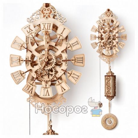 Механическая сувенирно-коллекционная модель "Маятниковые часы" Wood Trick Pendulum clock