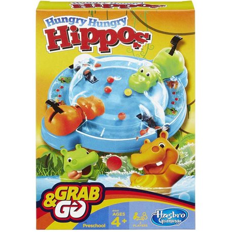 HUNGRY HUNGRY HIPPO GRAB AND GO B1001