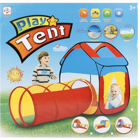 Игрушка-палатка "Домик с туннелем" 995-7012A