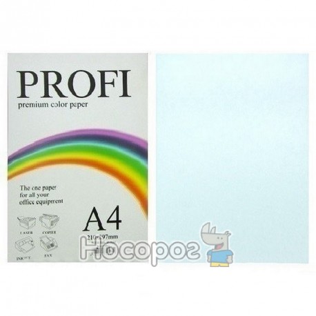 Папір кольоровий PROFI А4/160г (250л) Light Ocean №120 (блакитний) (36405)
