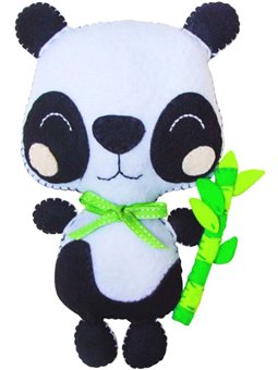 Набор, создай игрушку из фетра, панда Коди, ROSA KIDS N000235