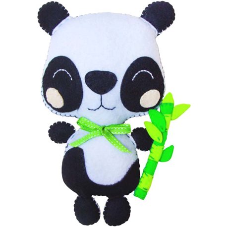 Набор, создай игрушку из фетра, панда Коди, ROSA KIDS N000235