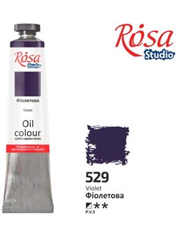 Краска масляная, Фиолетовая, 60мл, ROSA Studio 326529