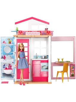 Портативний будиночок Barbie з лялькою DVV48