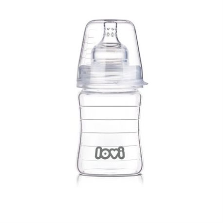 Бутылочка стеклянная LOVI 150 ml - Diamond Glass [74/100]