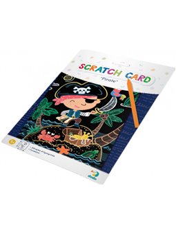 Гравюра Dodo Пират цветной картон [300191]