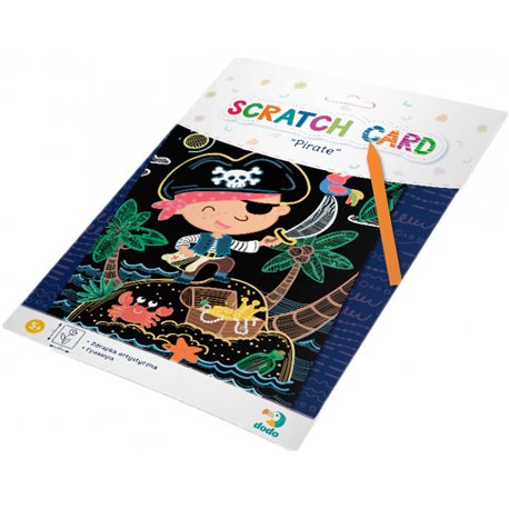 Гравюра Dodo Пират цветной картон [300191]