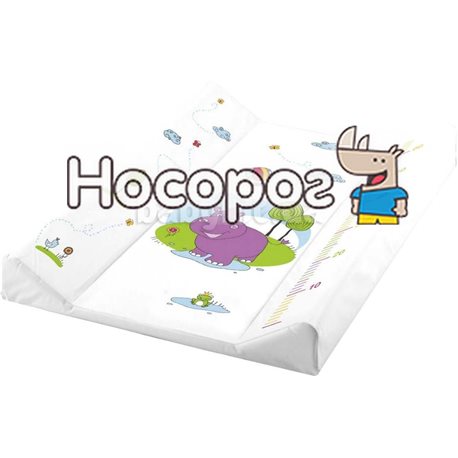 Пеленальный матрасик Keeeper Hippo Белый [9939]