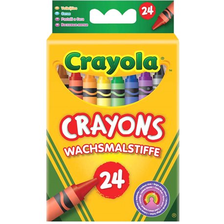 Набор восковых мелков Crayola 24 шт [0024]