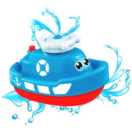 Игрушка для купания Bebelino Лодка-фонтан [58049]