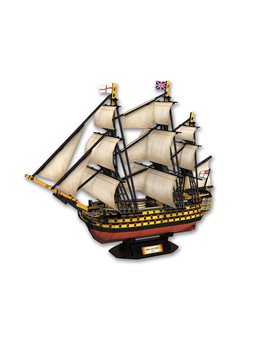 Пазл CubicFun Парусник 3D HMS VICTORY 189 элементов [6944588240196]