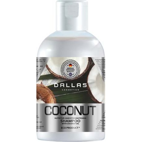 DALLAS COCONUT Інтенсивно живильний шампунь з натуральним кокосовим маслом, 1000 г [723307]